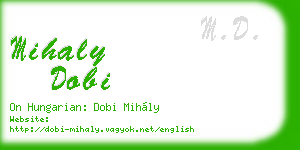 mihaly dobi business card